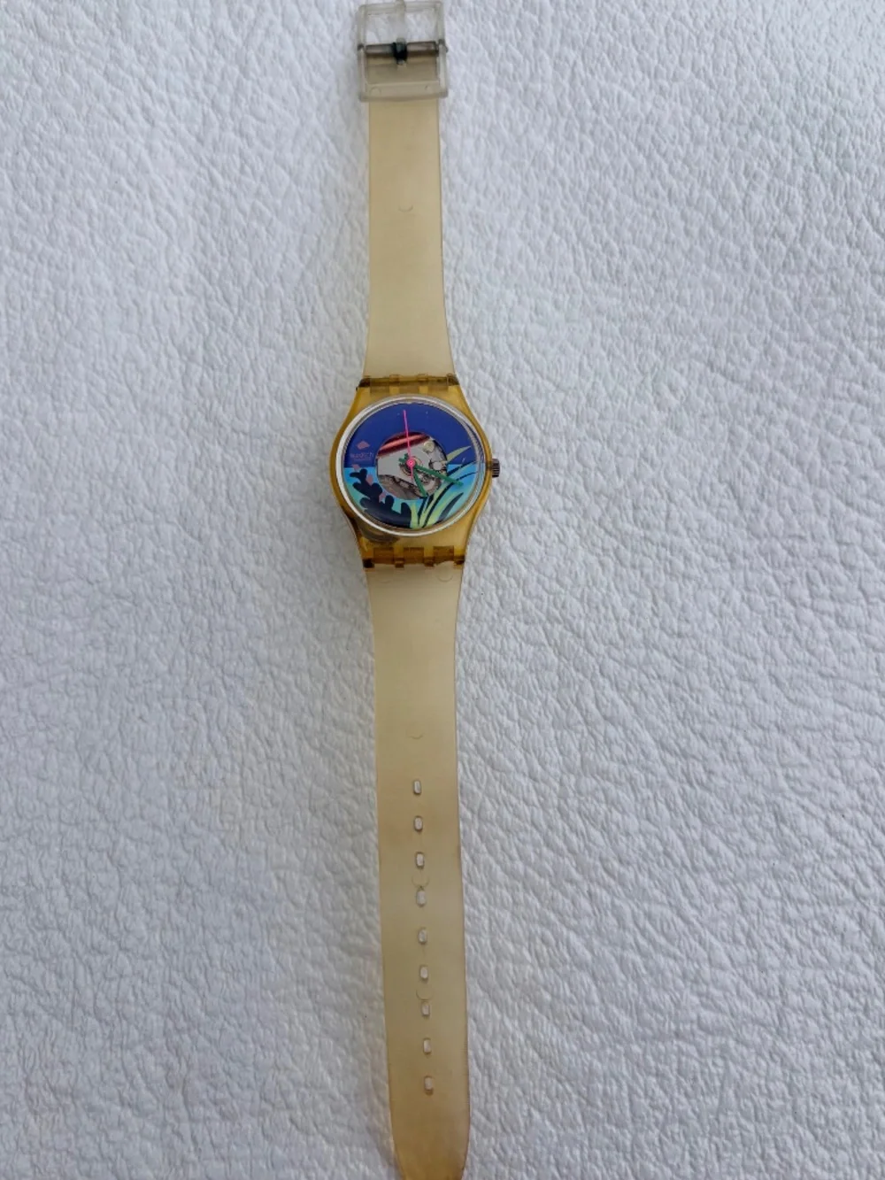 🖤 1986 Vintage Swatch Black Coral LK101 Watch